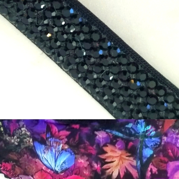 Victoria's Secret Shine Strap Floral Lace Rhinestone Crystal Strappy Tho… - Picture 6 of 12